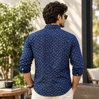 Indigo Blue Diamond Shirt